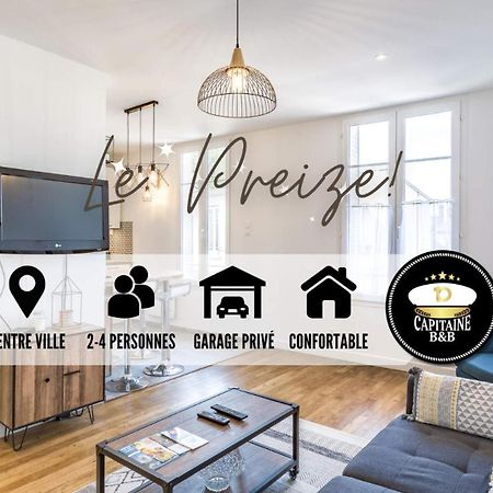 Appartement Le Preize - Centre ville - Garage privé Troyes Esterno foto